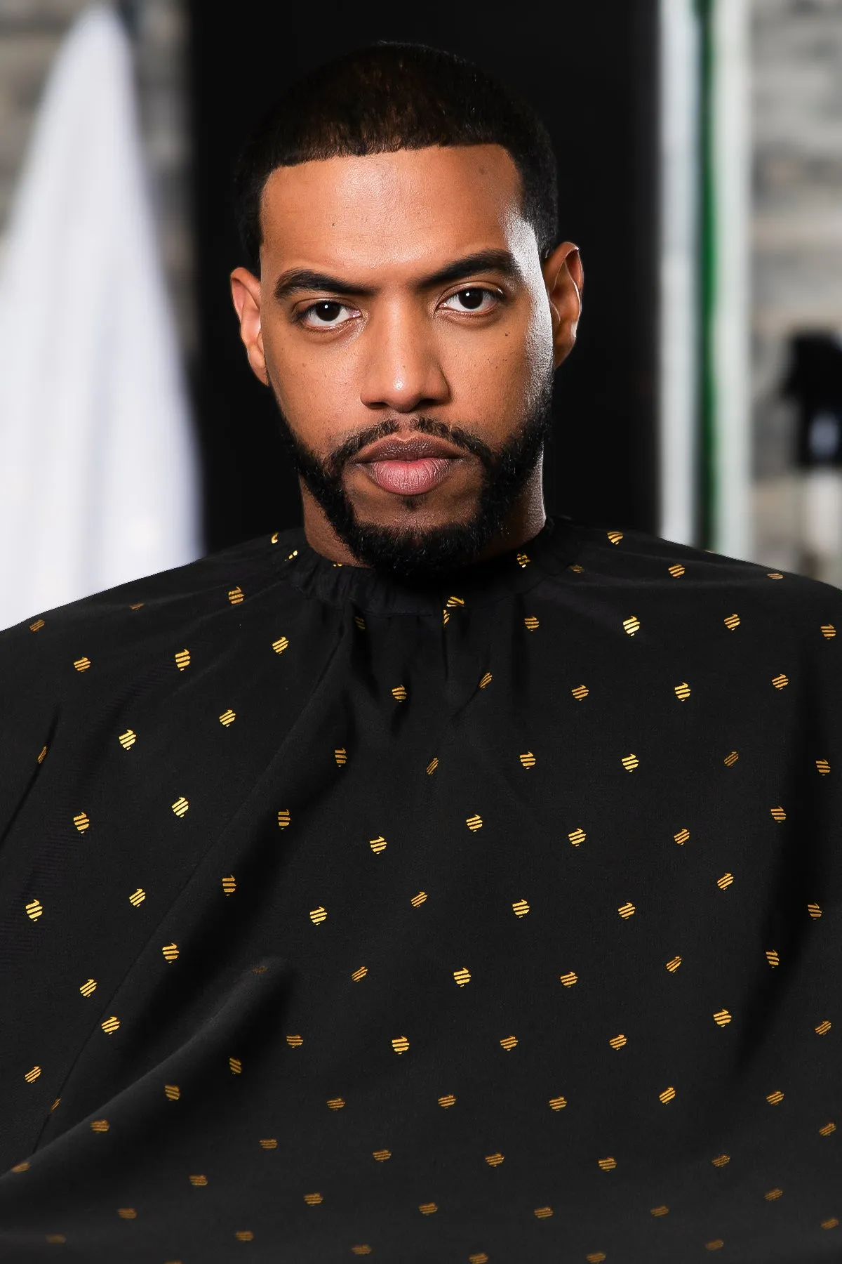 The Barber Cape - 24K Gold Collection