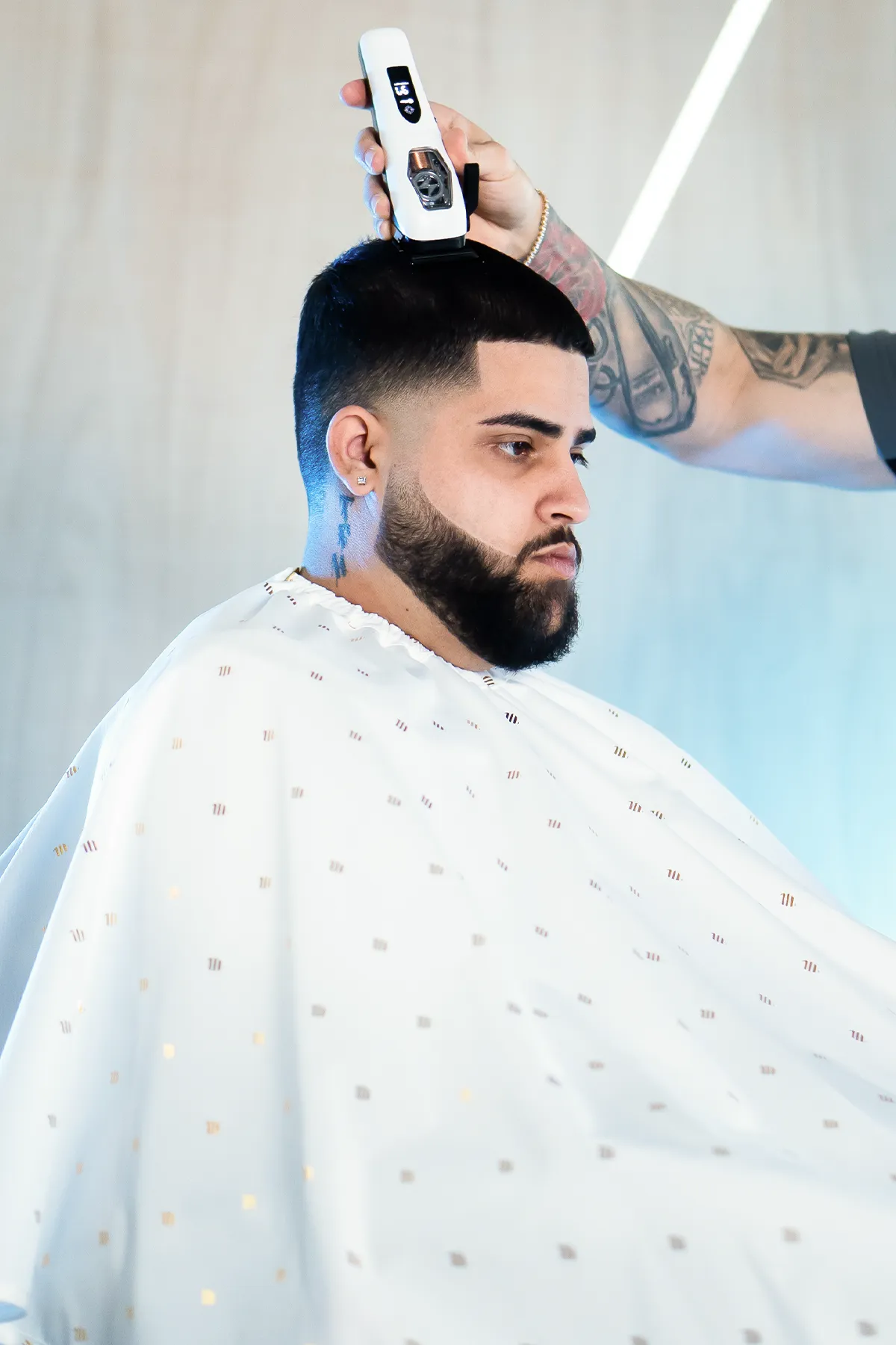 The Barber Cape - 24K Gold Collection