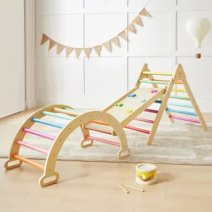 Tiny Land 7-in-1 Rainbow Climbing Set