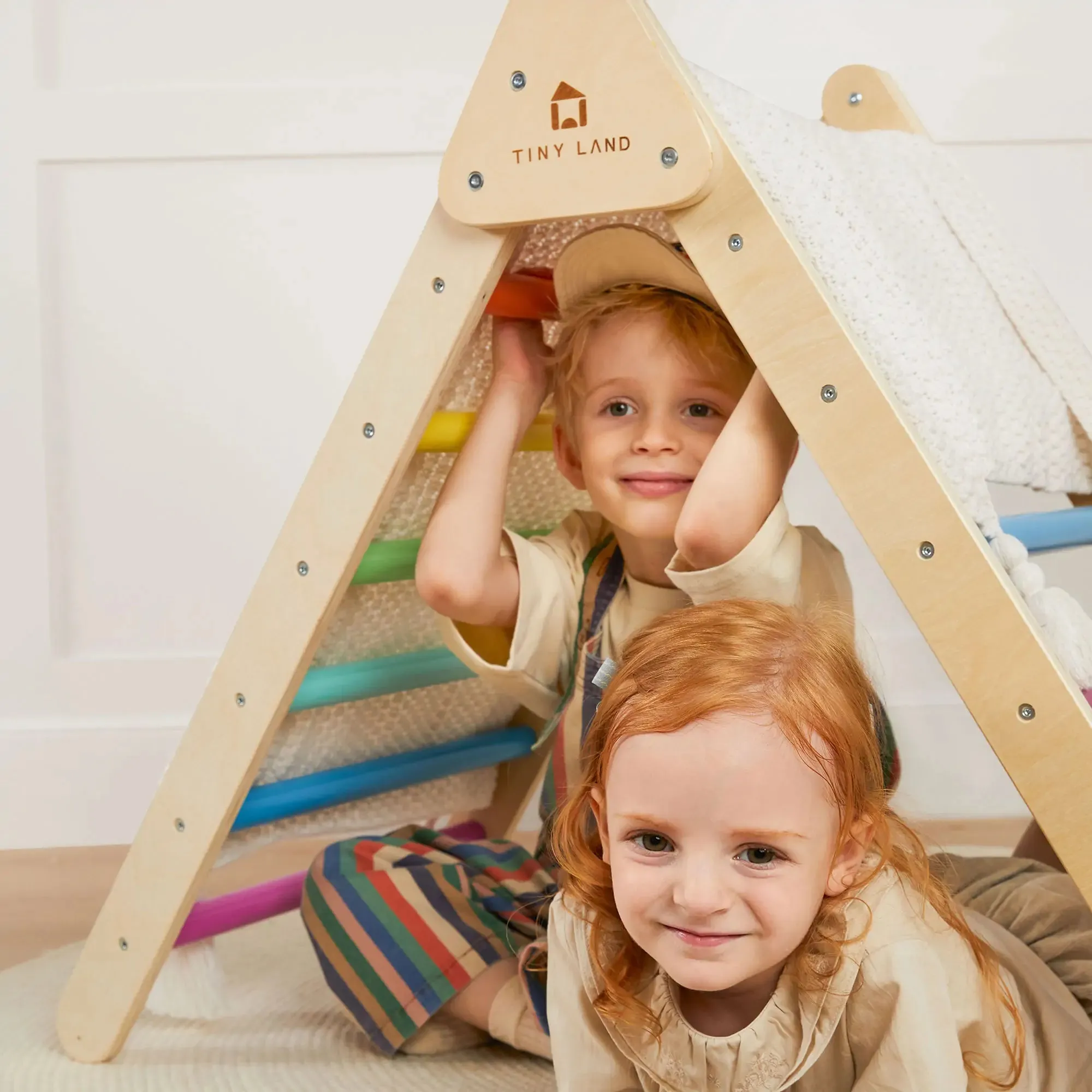Tiny Land 7-in-1 Rainbow Climbing Set