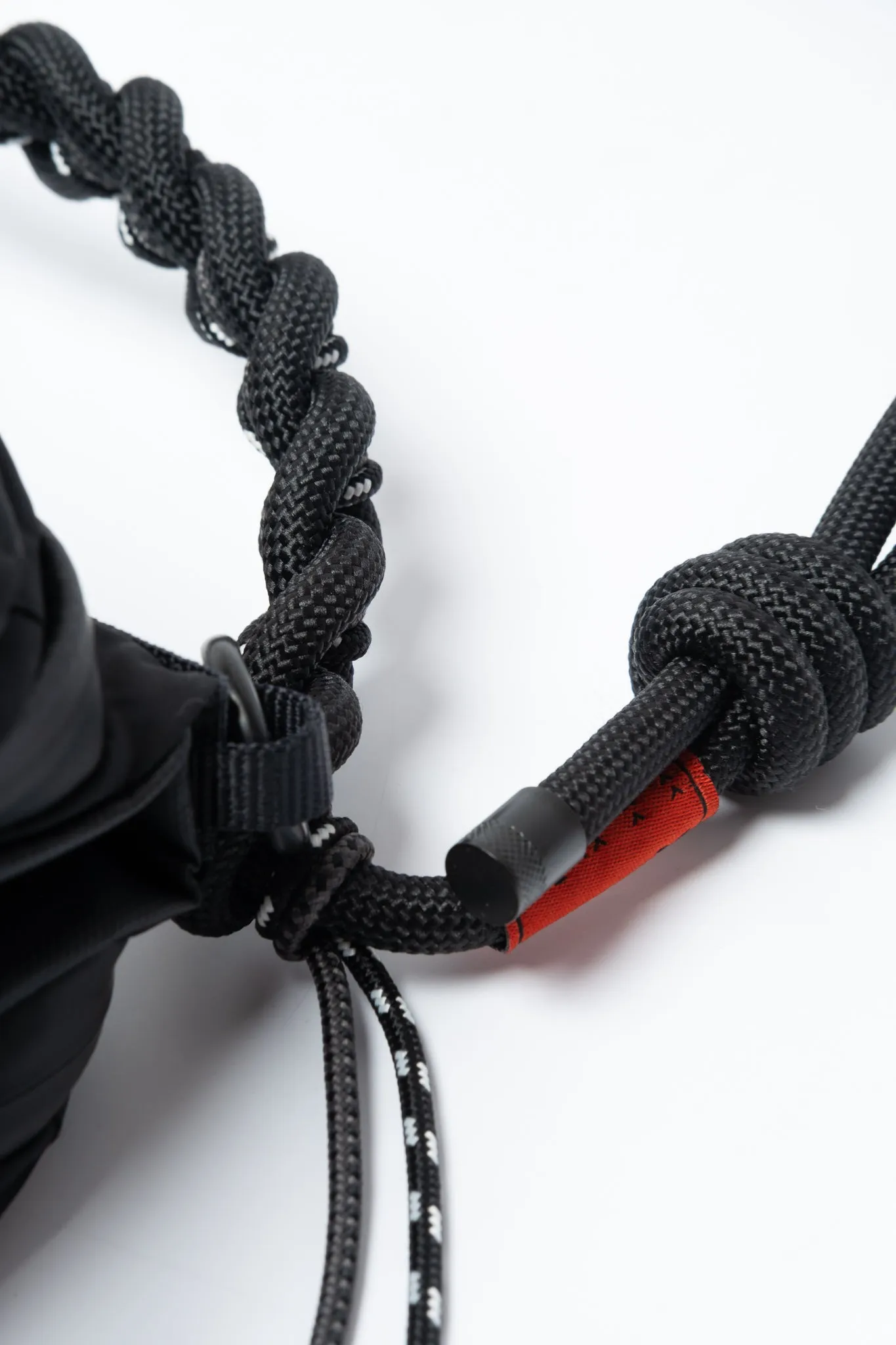 Topologie Wares Bottle Sacoche Large Black   8mm Braided O-Rope Midnight