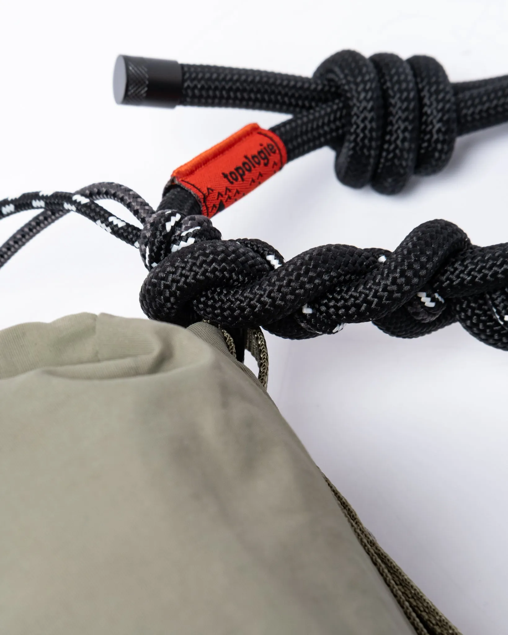 Topologie Wares Bottle Sacoche Large Moss   8mm Braided O-Rope Midnight
