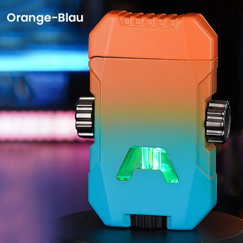 Xmas Sales - 50% OFF Cool Decompression Gyro Double Straight Punch Lighter