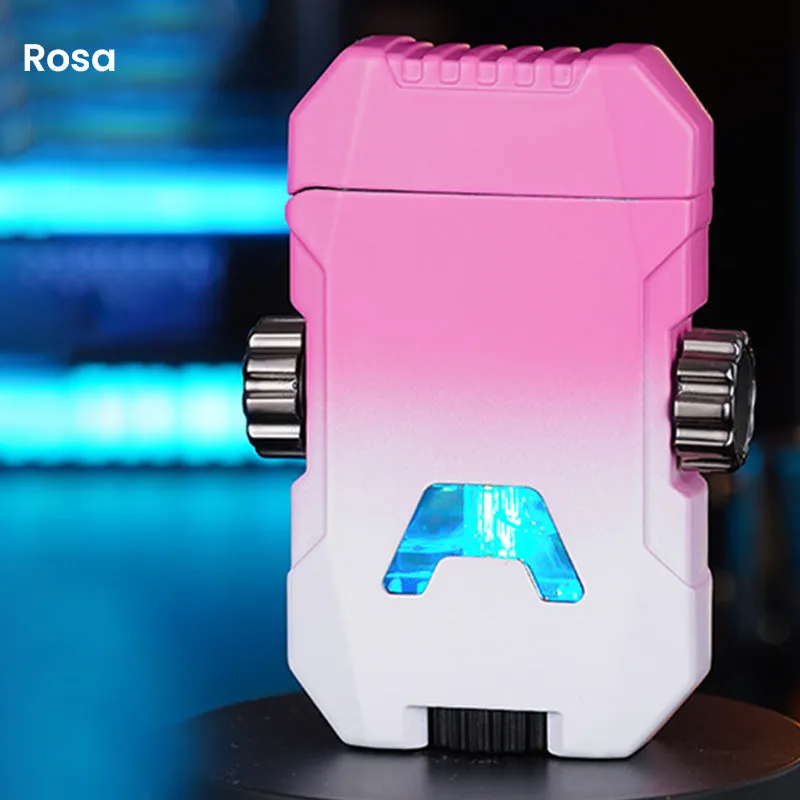 Xmas Sales - 50% OFF Cool Decompression Gyro Double Straight Punch Lighter