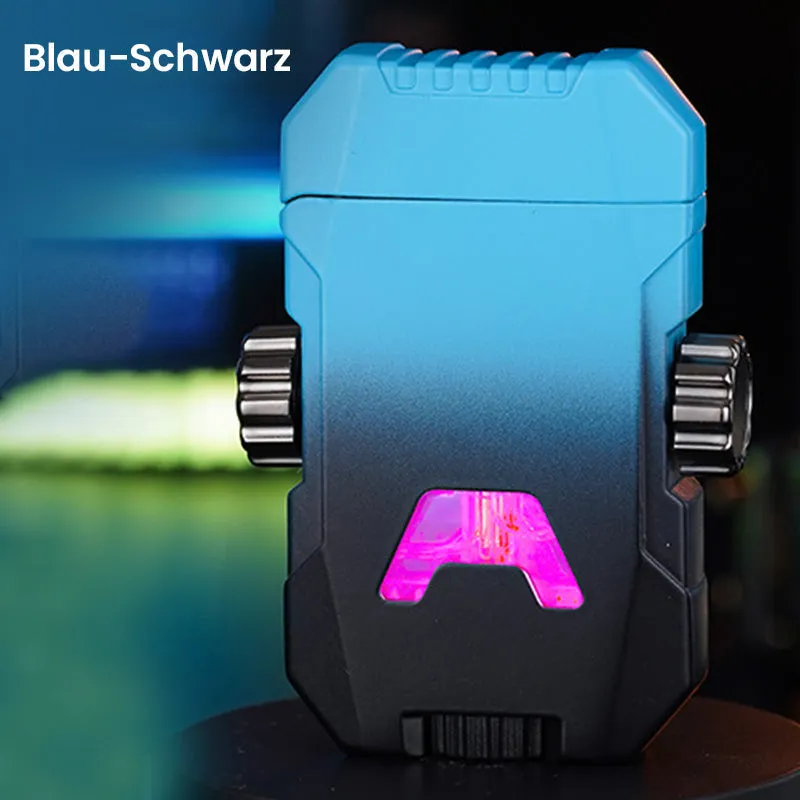 Xmas Sales - 50% OFF Cool Decompression Gyro Double Straight Punch Lighter