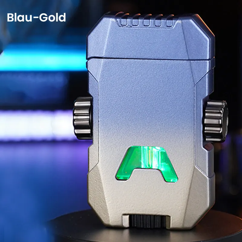 Xmas Sales - 50% OFF Cool Decompression Gyro Double Straight Punch Lighter